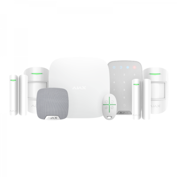 AJAX Draadloos Alarmsysteem Luxe Set Wit AJAX Draadloos Alarmsysteem Luxe Set Wit